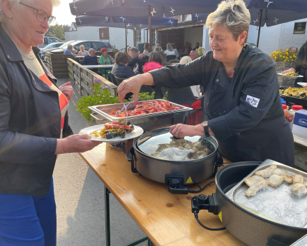 Super lekkere paella van Moeyaert Catering