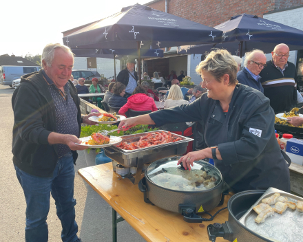 Super lekkere paella van Moeyaert Catering